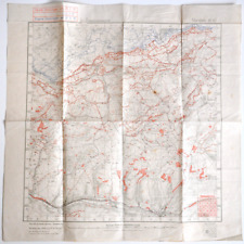 Mapa de País Stellungskarte Wk I Meldekarte Alemán Grabenkarte Verdun Bl 12. comprar usado  Enviando para Brazil