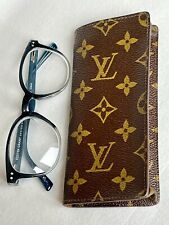 Authentic Monogram Louis Vuittons glasses/sunglasses Brown case for sale  Shipping to South Africa