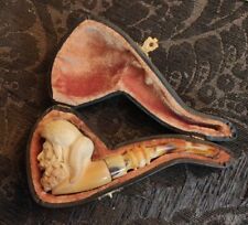 Carved meerschaum pipe for sale  BRAINTREE