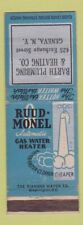 Matchbook cover ruud for sale  USA