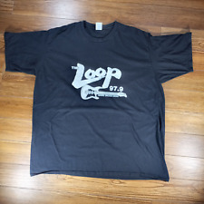 Camiseta Vintage The Loop 97.9 FM Estación de Radio 3 XL Negra segunda mano  Embacar hacia Argentina