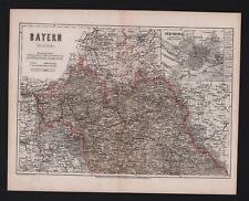 Landkarte map 1861 gebraucht kaufen  Leipzig