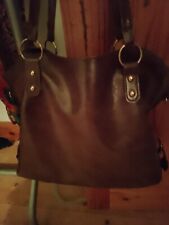 Brown leather tote for sale  KEITH