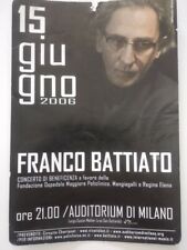 Franco battiato tour usato  Milano