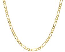 Käytetty, 9ct Gold 22 inch Figaro Chain / Necklace - 5mm Width - UK Hallmarked myynnissä  Leverans till Finland