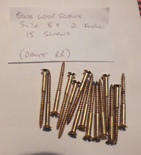 Brass wood screws for sale  TONBRIDGE