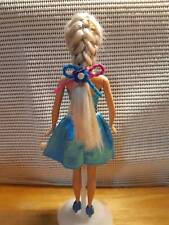 Nova Promoção Boneca Barbie 1/6 Brinquedo Cabelo Trançado Menina Feminina Contas Azul Vestido Preto  comprar usado  Enviando para Brazil