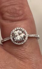 Round diamond halo for sale  Woodstock