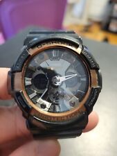 Relógio masculino Casio G-Shock ouro rosa GA-200RG pulseira preta comprar usado  Enviando para Brazil