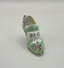 Miniature porcelain shoe for sale  CREWE