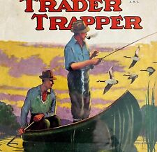 Cubierta litográfica Hunter Trade Trapper 1934 sello NRA arte de pesca DWCC8 segunda mano  Embacar hacia Mexico