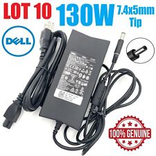 LOT 10 Genuine Dell Laptop 130W AC adapter Charger PA-4E LA130PM121 DA130PE1-00 for sale  Shipping to South Africa