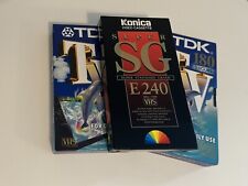 blank 240 vhs tapes for sale  FARNBOROUGH