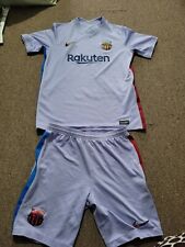 Kit de futebol Nike Barcelona kit shorts e top tamanho 158-170cm idade 13-15 comprar usado  Enviando para Brazil