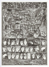 Jasper Johns Original Lithographie Bedruckt Von Ulae, usado comprar usado  Enviando para Brazil