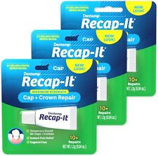 Kit odontológico Dentemp Recap-It Cap and Crown Repair - (PACOTE COM 3) comprar usado  Enviando para Brazil