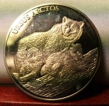 1986 Medaille 39mm animaux WWF Ursus arctos ours na sprzedaż  Wysyłka do Poland