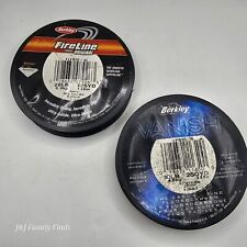 Berkley Vanish Fluorocarbon Fishing Line 10lb 250yd Clear & Fireline Fused 20lb  for sale  Shipping to South Africa