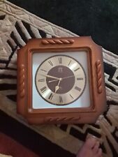 wood faced wall clock for sale  Daphne