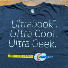 Camisa Intel de colección para hombre mediana Intel Inside Ultrabook NewEgg Geek Nerd Com Science segunda mano  Embacar hacia Mexico