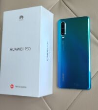 Huawei P30 128GB Blue Aurora HS Out of Service Smartphone Pr Part Charge +Box, used for sale  Shipping to South Africa