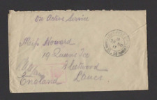 1917 unstamped censor for sale  PAIGNTON