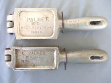 (2) C Palmer egg sinker molds 452 453 Fishing weights 1/8 5/16 3/8 & 1/2 Oz for sale  Shipping to South Africa