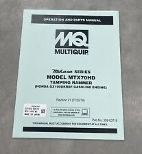 Multiquip mtx70hd rammer for sale  Lagrange