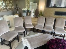 velvet dining chairs for sale  DONCASTER