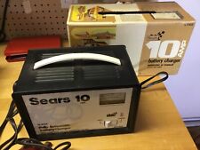Carregador de bateria vintage Sears 10amp, excelente, limpo na caixa original. comprar usado  Enviando para Brazil