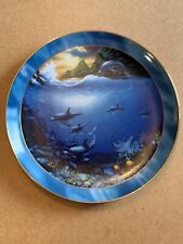 Decorative plate dolphins for sale  CHESTERFIELD