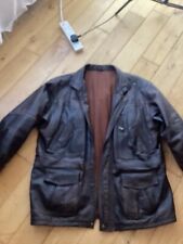 Brown leather jacket for sale  LONDONDERRY