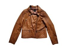 Tan leather jacket for sale  ROCHFORD