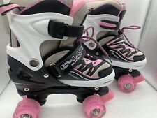 Usado, Patins femininos C-Luo tamanho médio ajustável rosa preto branco (k) comprar usado  Enviando para Brazil