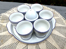 Vintage Tiffany & Co West Germany Egg Cup  704  Salt Shaker Tray 8 Piece Set for sale  Shipping to South Africa