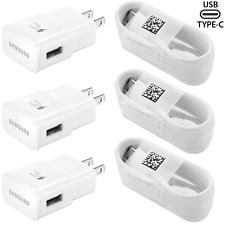 Original Samsung Galaxy S10 Note10 S8 S9 Plus Fast Wall Charger OEM Type-C Cable, used for sale  Shipping to South Africa