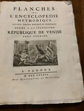 Antica enciclopedia methodique usato  Treviso