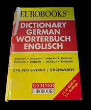 Diccionario Alemán Worterbuch Inglés Lechner Eurobooks HB 11ª Edición 1995 segunda mano  Embacar hacia Argentina