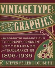 Tipo y gráficos vintage: una colección ecléctica de tipografía, adorno, carta segunda mano  Embacar hacia Argentina