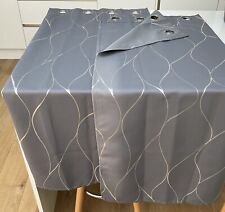Grey eyelet curtains for sale  WORCESTER