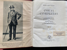 OBRAS COMPLETAS Tomo III, EPISODIOS NACIONALES Benito Perez Galdos 1951, 1814pgs comprar usado  Enviando para Brazil