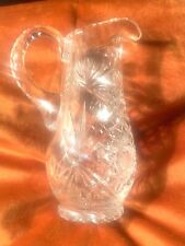 Vintage Czech Crystal Pitcher for sale  Shipping to South Africa
