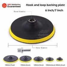 6 Inch 7inch Hook Loop Backing Pad Sanding Polishing Backer Plate 5/8-11 Thread for sale  Shipping to South Africa