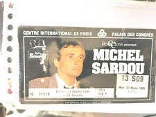 Michel sardou ticket d'occasion  Brunoy