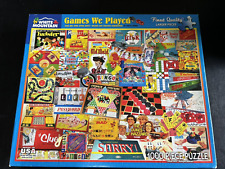 White Mountain 1000 Piece Puzzle Games We Played #924- Vintage Games for sale  Shipping to South Africa