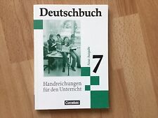 Deutschbuch ausgabe cornelsen gebraucht kaufen  Friedberg