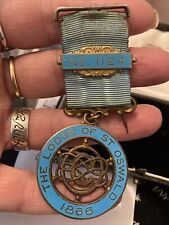 Masonic. blue enamelled. for sale  LICHFIELD