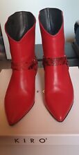 Bottines cuir rouge d'occasion  Gordes