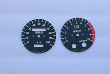 1975 AND 1976 YAMAHA DT400 enduro tachometer and speedometer face plates for sale  Shipping to Canada