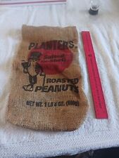 planters bag peanut burlap for sale  Roseburg
